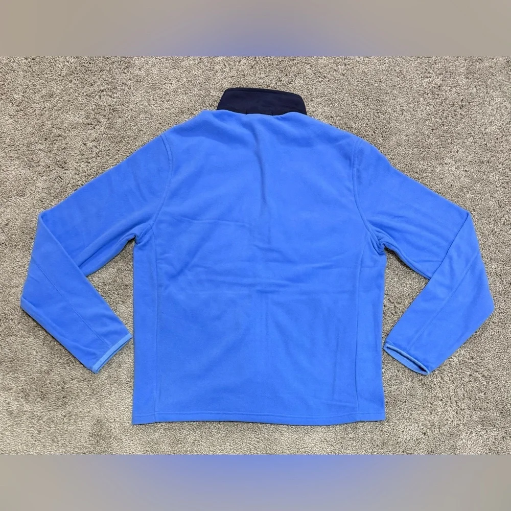 $198 RLX Ralph Lauren Hybrid Fleece Full Zip Golf Jacket Navy Blue Mens Size M - Picture 2 of 5